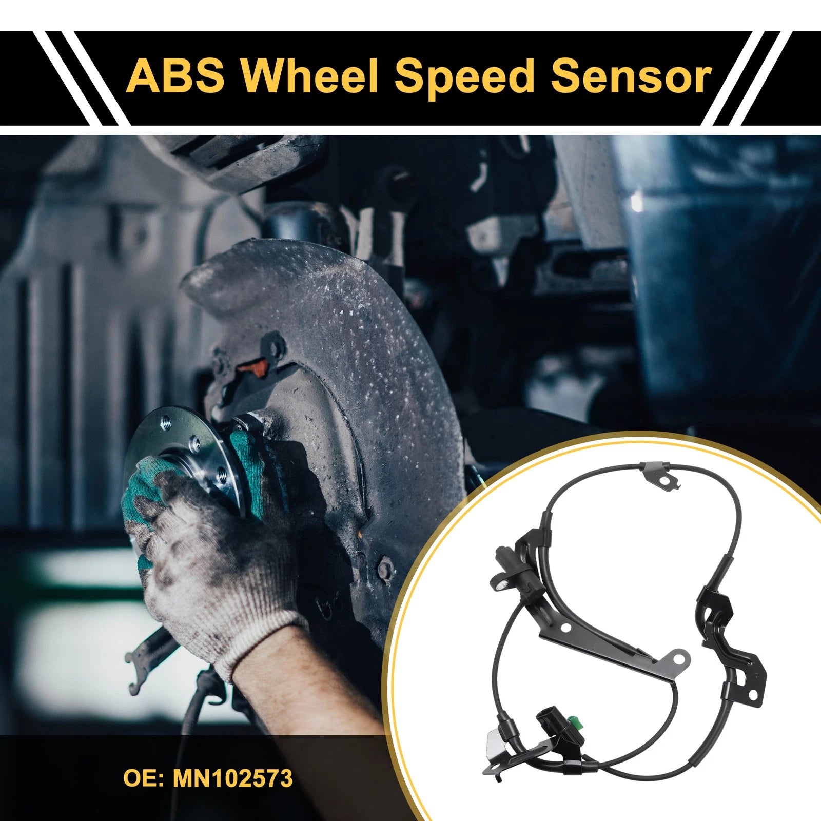 ABS Wheel Speed Sensor Replacement for Mitsubishi L200 (2012–2015) Front Left