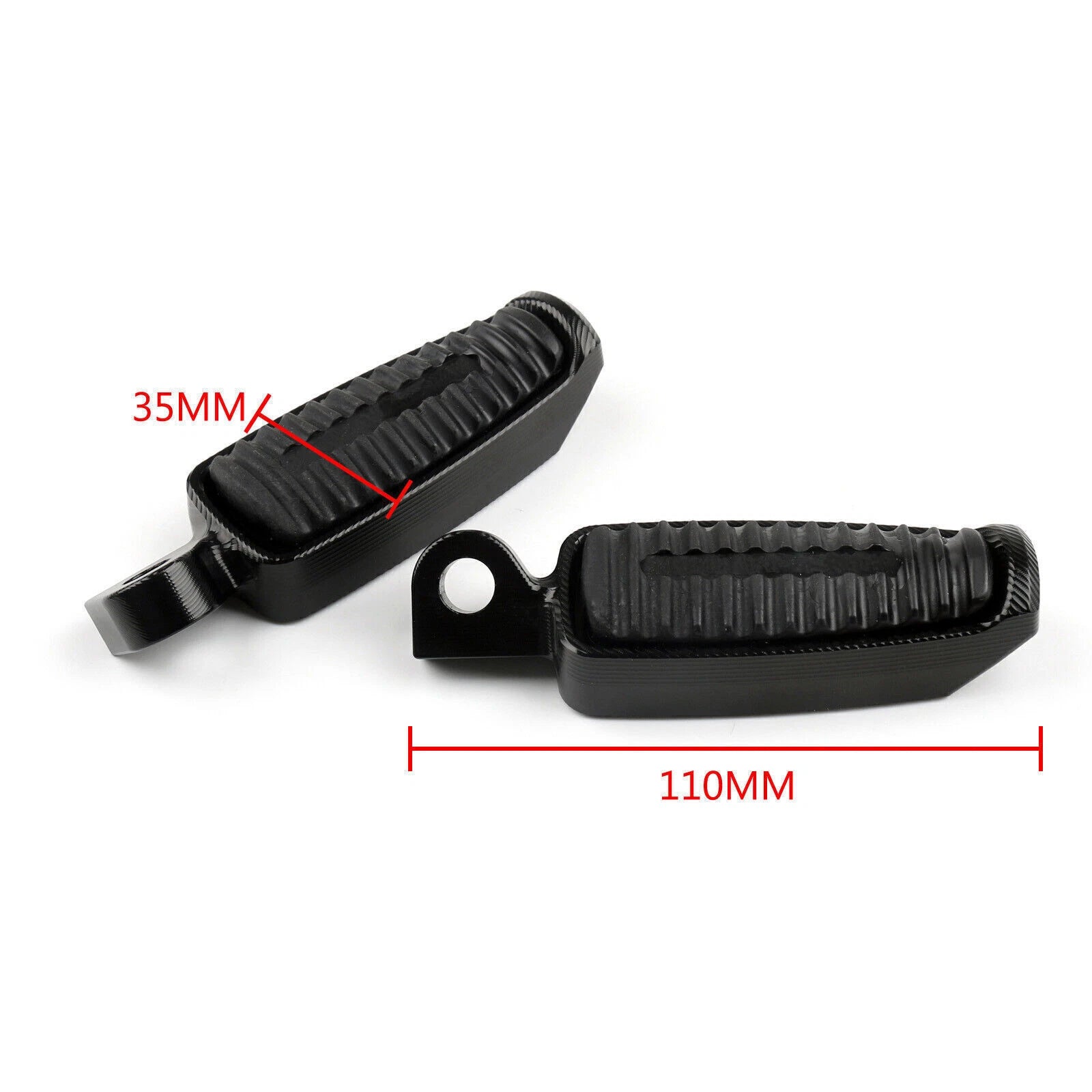 Aluminum and Rubber 45 Degree Foot Pegs for Harley Sportster XL883 XL1200 V-Rod (T9)