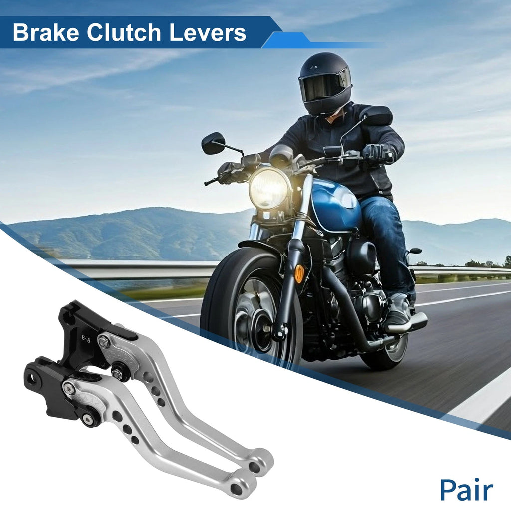 Adjustable Brake Clutch Lever Replacement for BMW F650GS 2008–2012 Pair