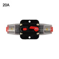 Circuit Breaker with Push Button Reset for Vehicle Audio Video Systems