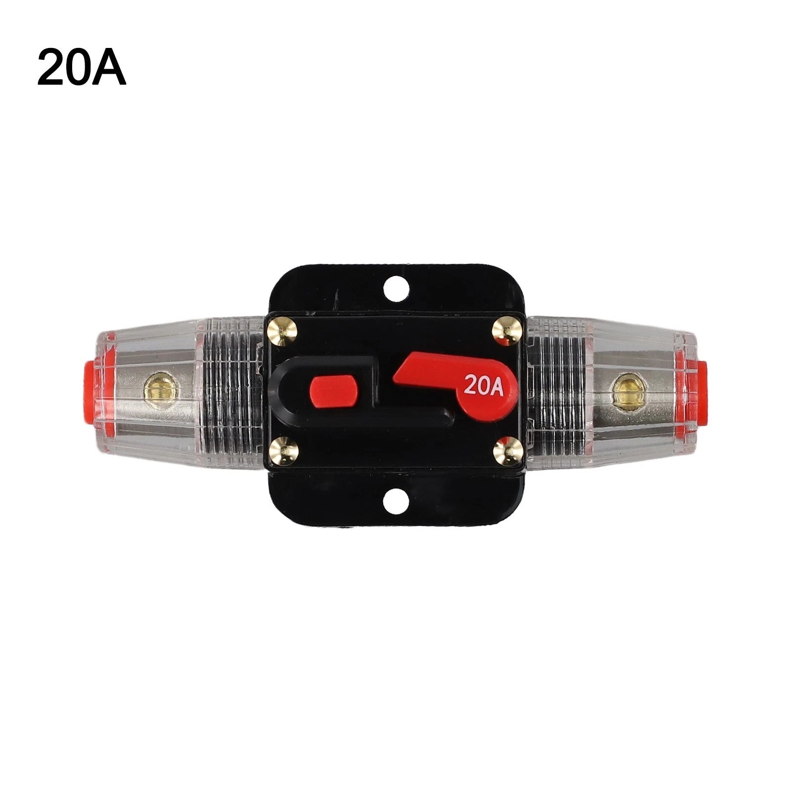 Circuit Breaker with Push Button Reset for Vehicle Audio Video Systems