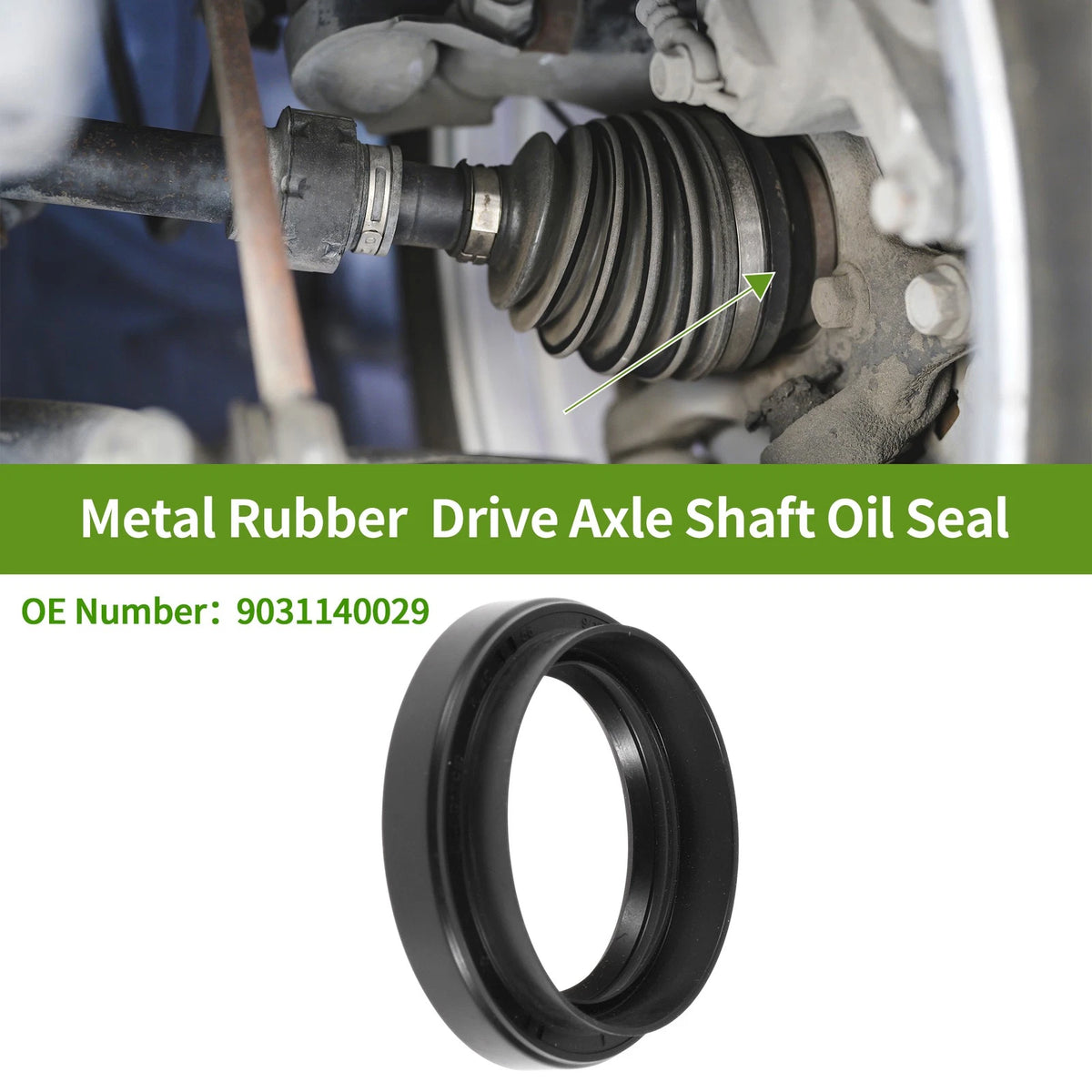 Front Drive Axle Shaft Oil Seal OEM Replacement for Toyota Highlander (2001–2019)