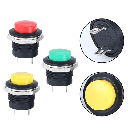 16mm Metal Push Button Starter Switch for Car Boat Track (12V)