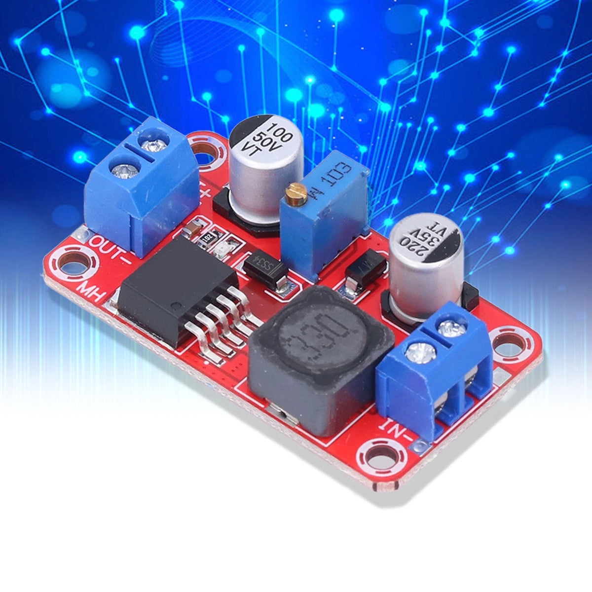 XL6019 Adjustable Voltage Booster Module TO263-5L Package 30W Max Output
