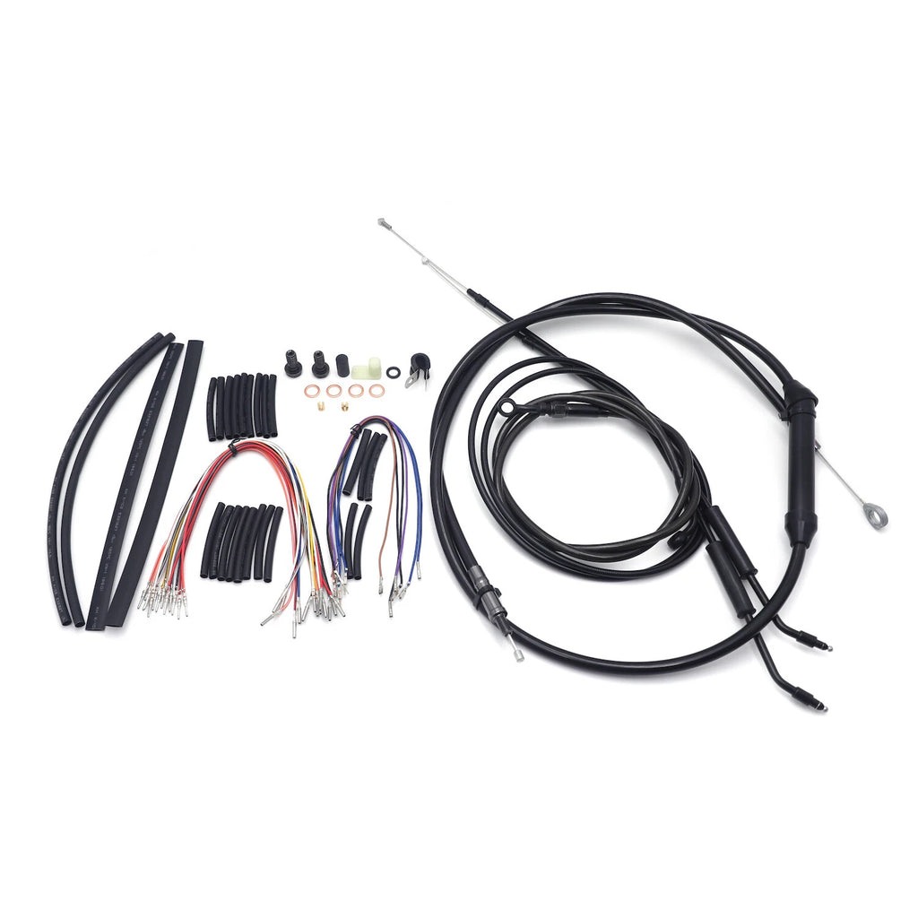 Extended Cable/Line Kit for Harley Dyna (1996–2006)