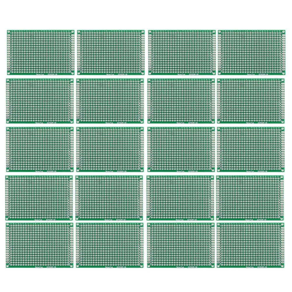 20 pcs Flexible Soldering Boards for Electronics Projects