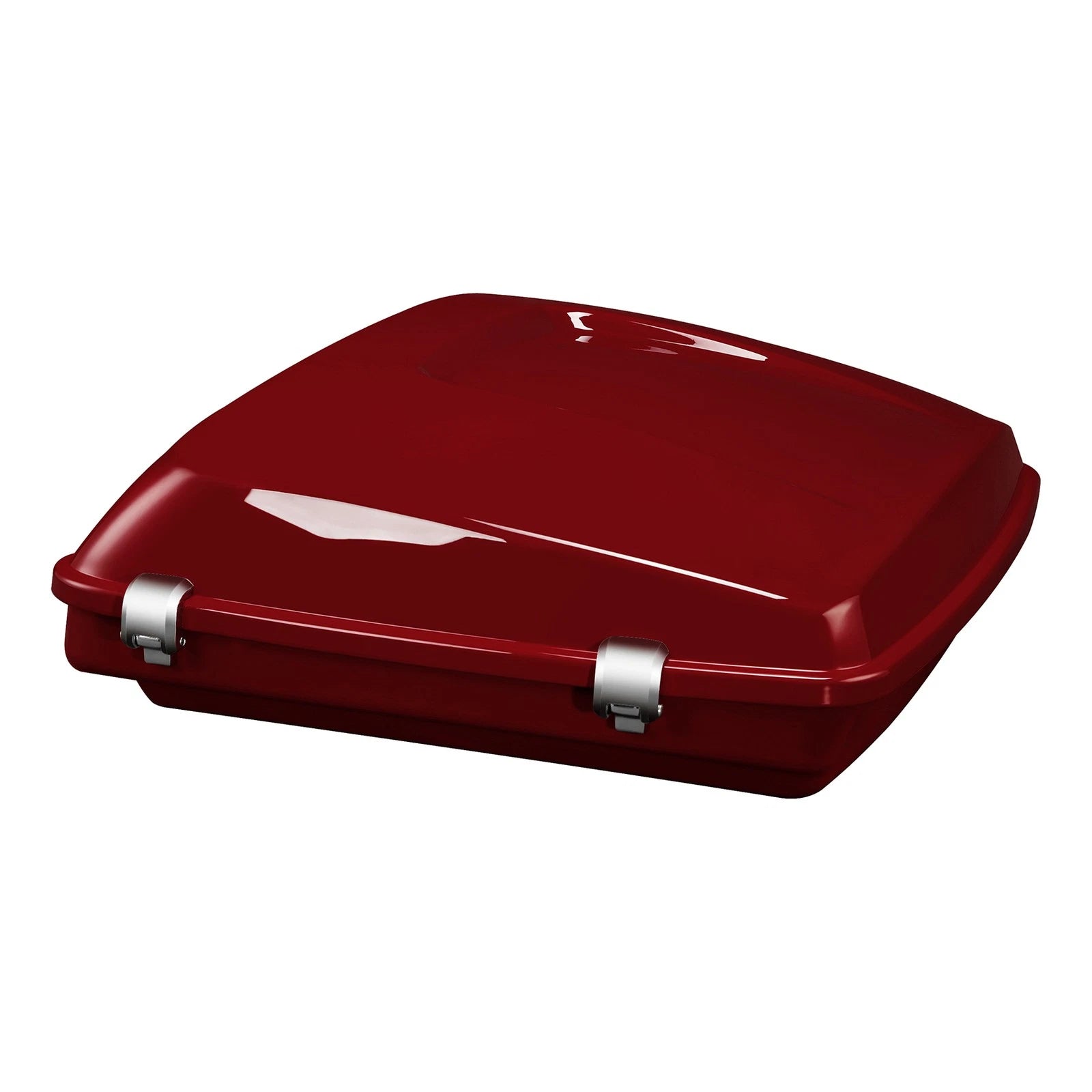 Trunk Backrest Pad Mount Rack for Harley Touring (2014–2026) Billiard Red