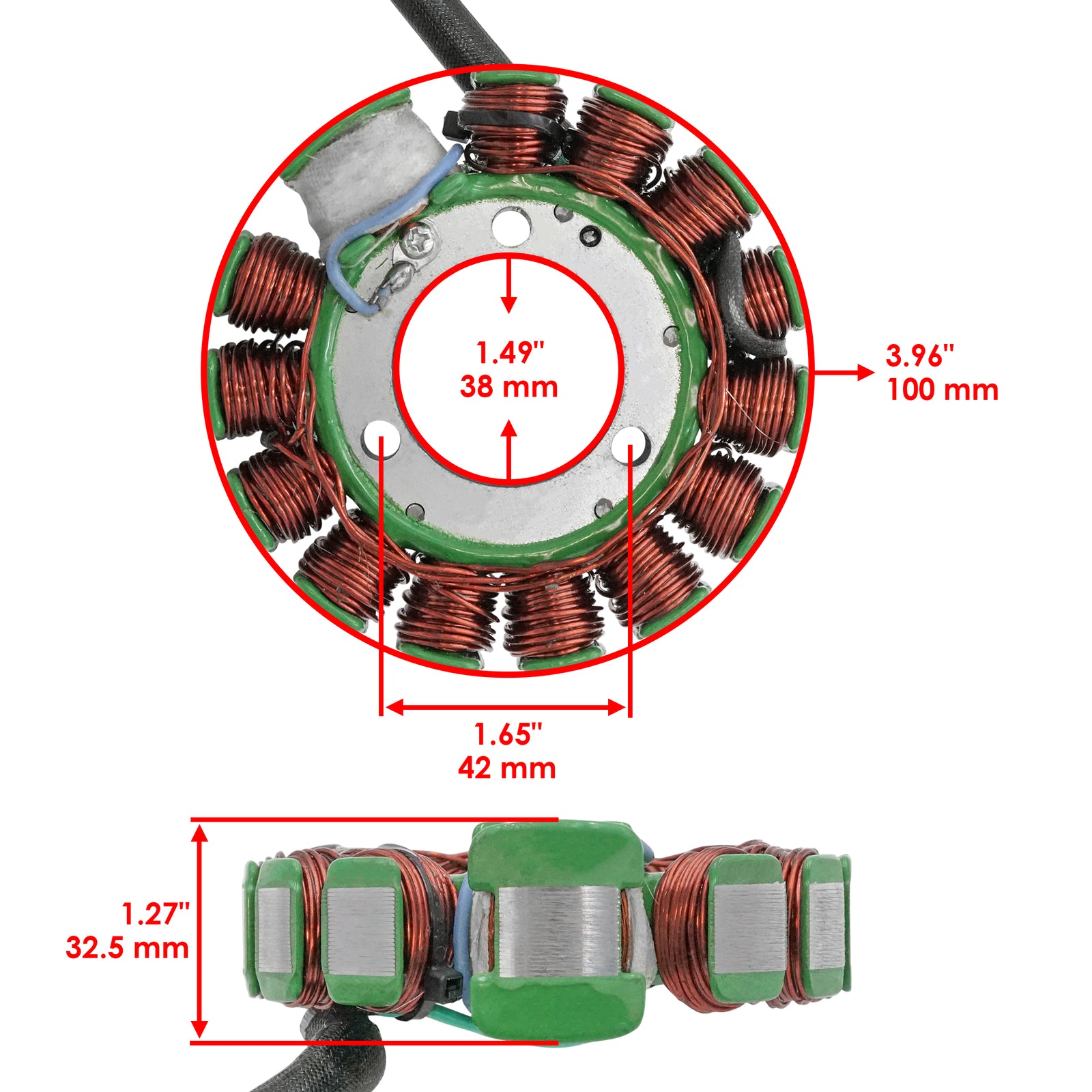Stator Regulator Rectifier for Honda TRX250 Fourtrax 250 (1985–1986)