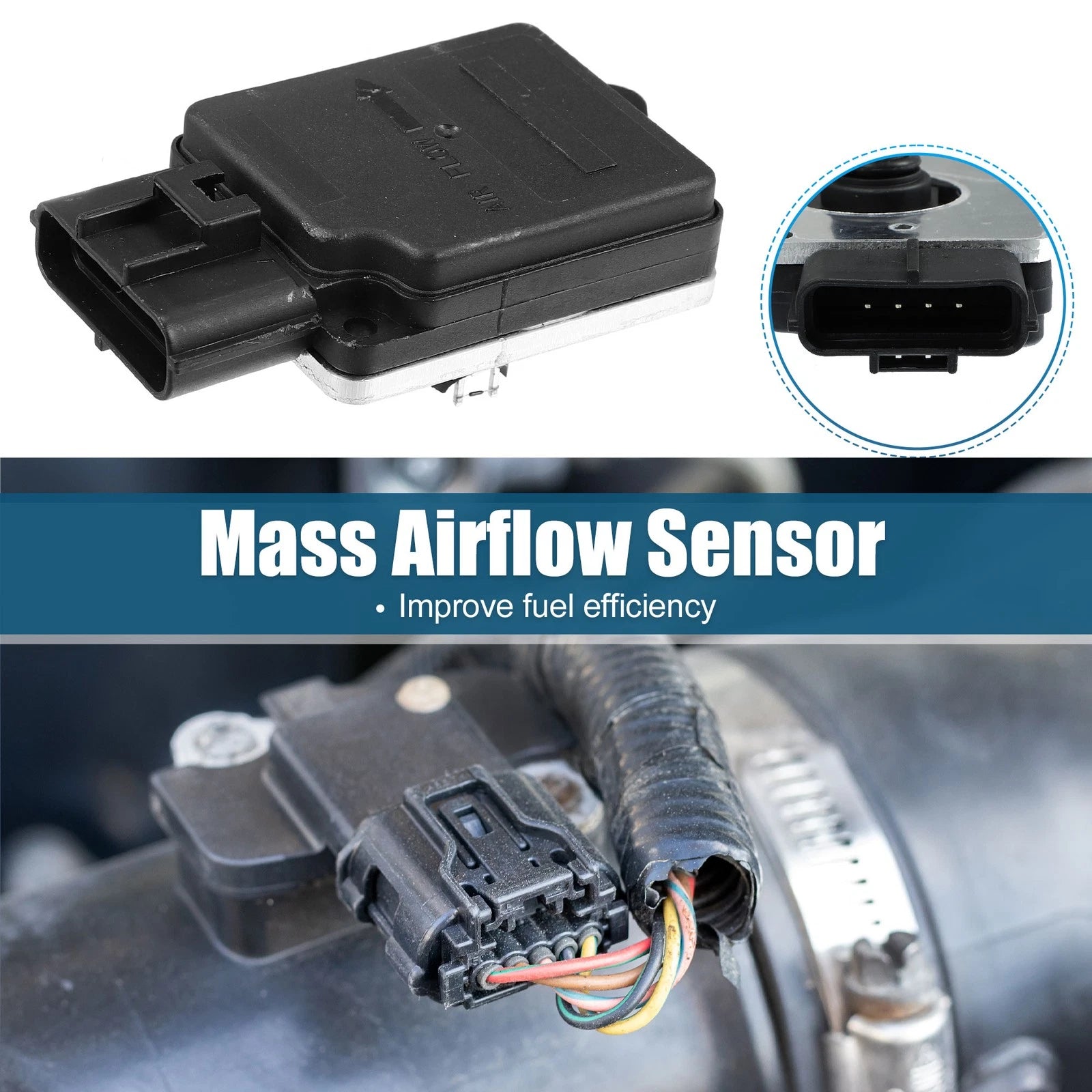 Mass Air Flow Sensor for Ford Escort 1.9L (1996–1996)