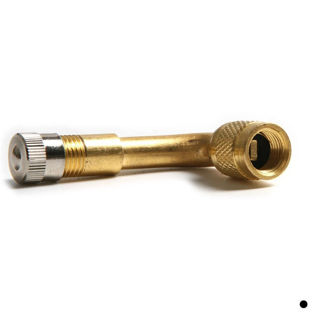 1Pc 90 Degree Brass Tyre Valve Stem Extension Adapter for Car