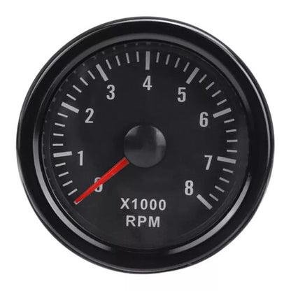52mm Tachometer Gauge Kit for Direct Replacement in Vehicles (08000 RPM)