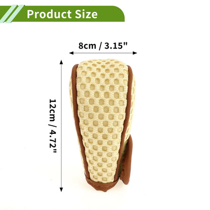 Gear Shift Knob Cover for Universal Car SUV Truck - Beige Fabric