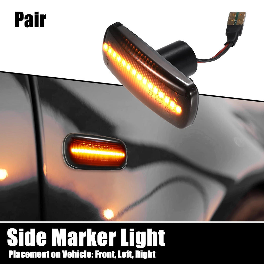 Side Marker LED Repeater Pair Replacement for Dodge Caliber Journey (2007–2018)