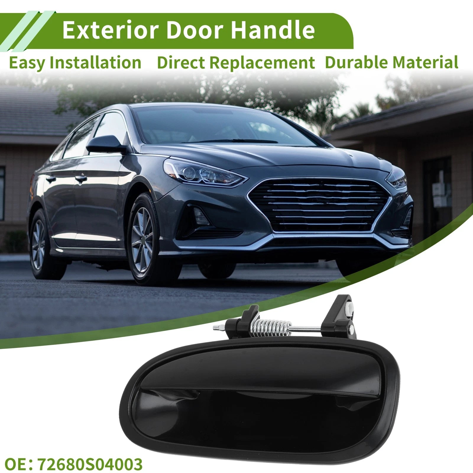 Exterior Door Handle Replacement Rear Left for Honda Civic (1996–2000)