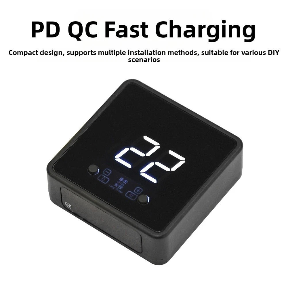 4pin Fan Speed Controller for PWM Fans (5V, 12V, 24V) with Remote Control