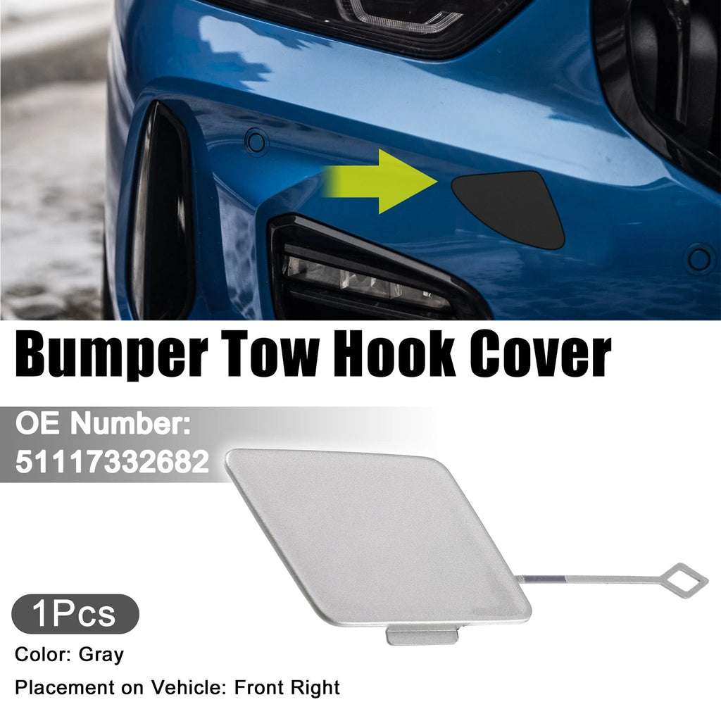 Front Right Bumper Tow Eye Hook Cover Cap Replacement for BMW 535i (2015–2016)