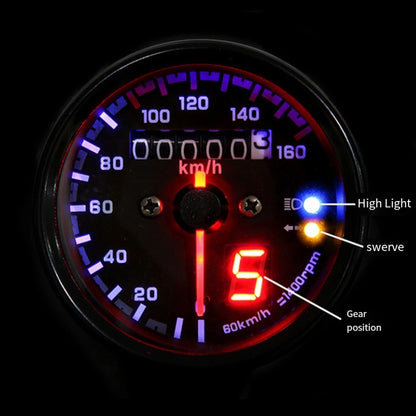 Speedometer Gauge with Anti Glare LED Display for Motorcycle