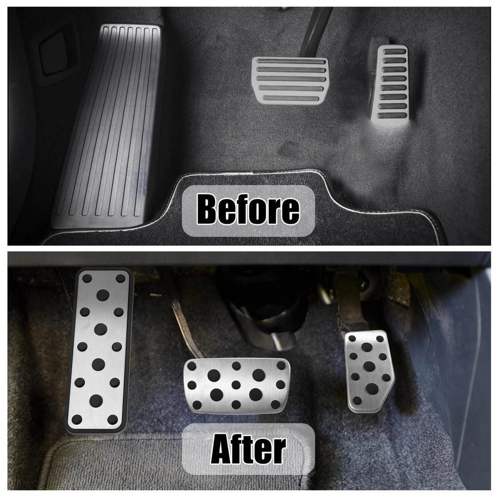 3pcs Footrest Pedal Pad Replacement for Subaru Crosstrek Impreza (2012–2023)
