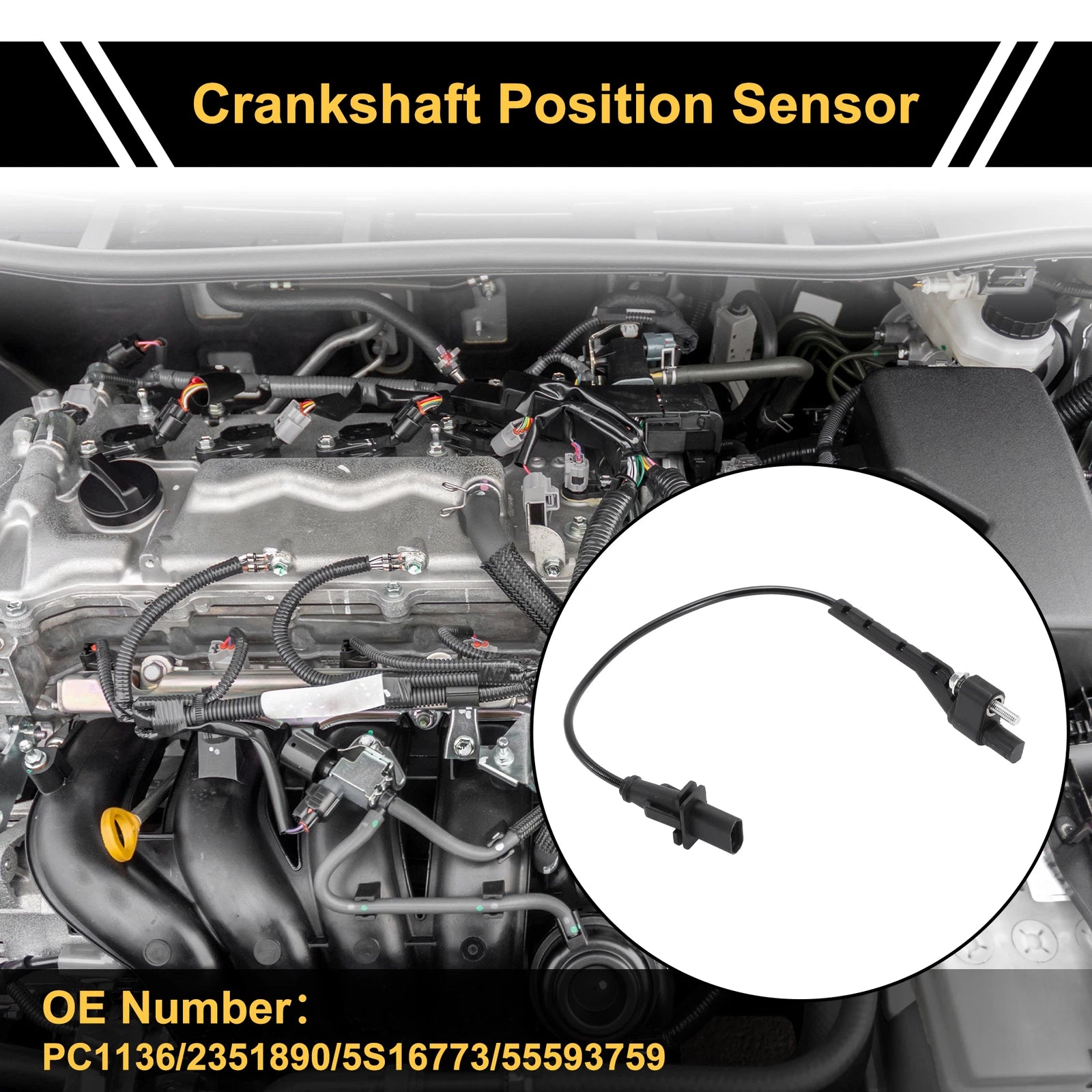 Crankshaft Position Sensor Replacement for Chevrolet Lanos 1.3 1.4 (1999–2010)