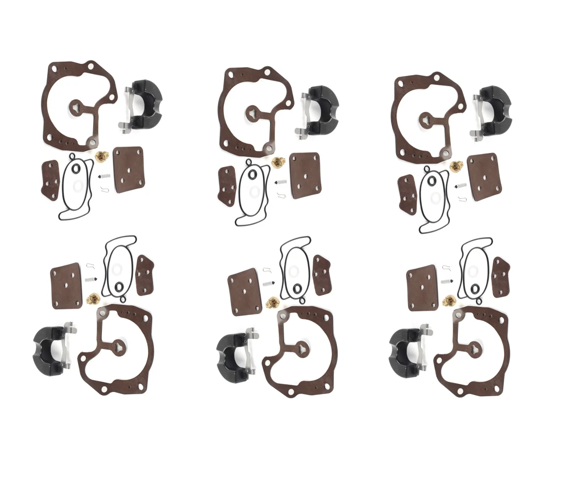 6-Pack Carburetor Repair Kit for Johnson Evinrude V6 Looper (18-7248, 439079, 439078)