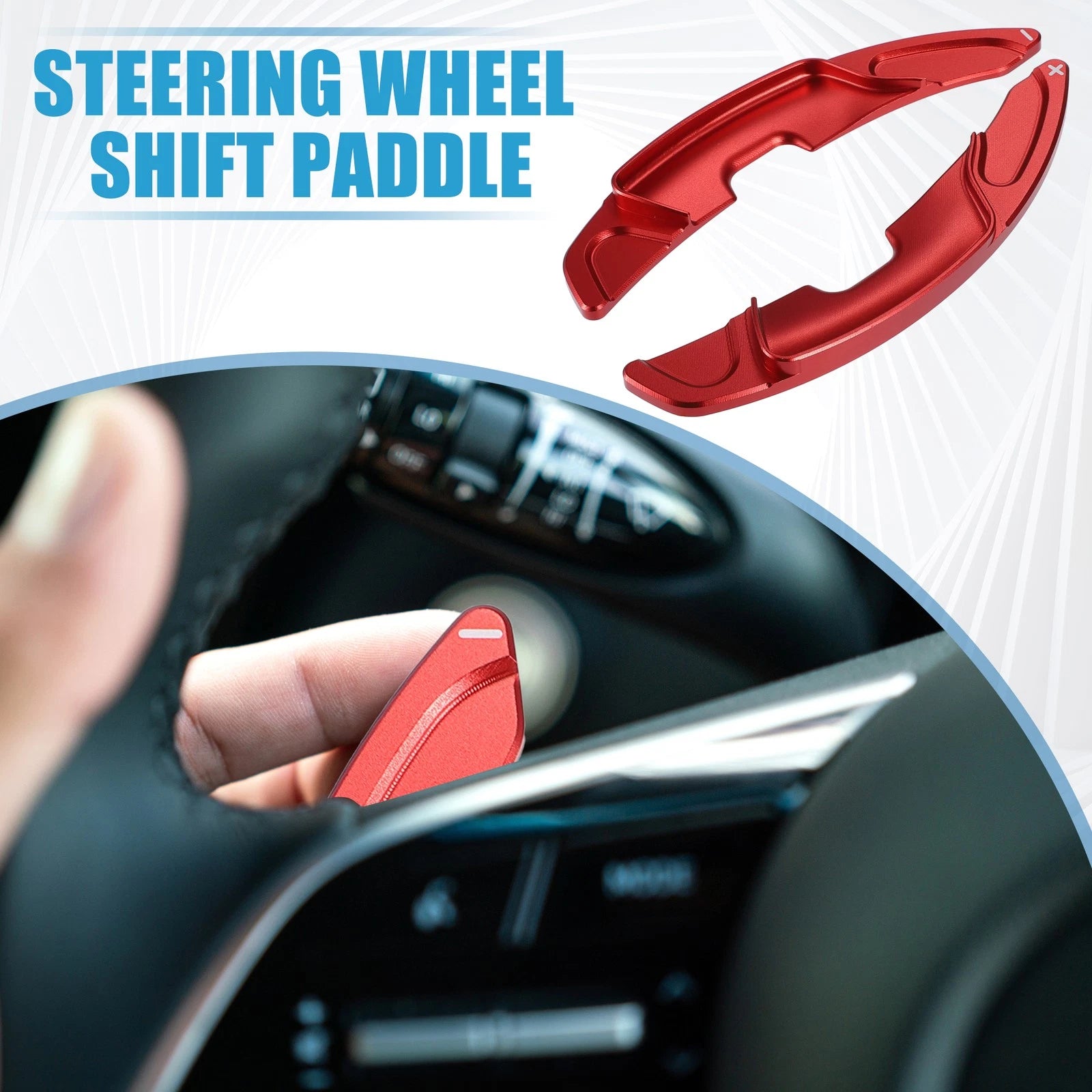 Steering Wheel Shift Paddle Covers Pair Replacement for Lexus ES (2018–2021)