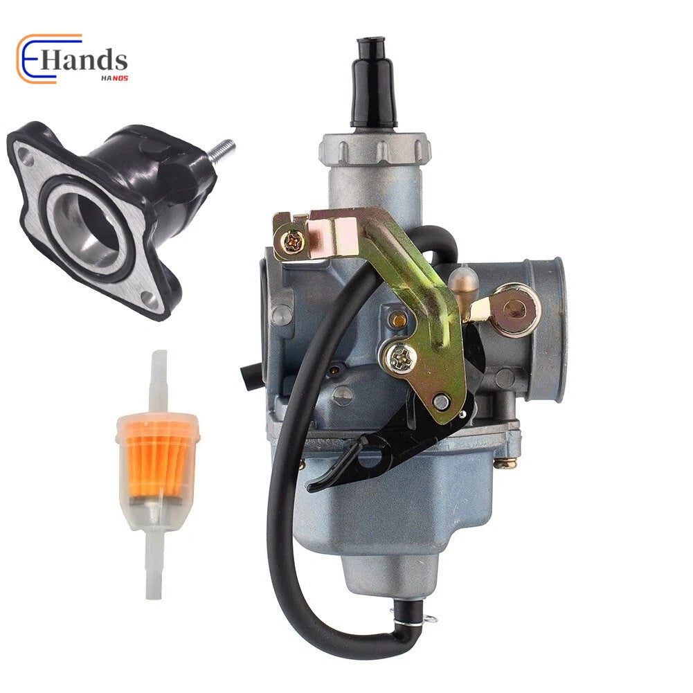 Carburetor with Intake Manifold for Honda CM185T CM200T NX125 CL200T TR200