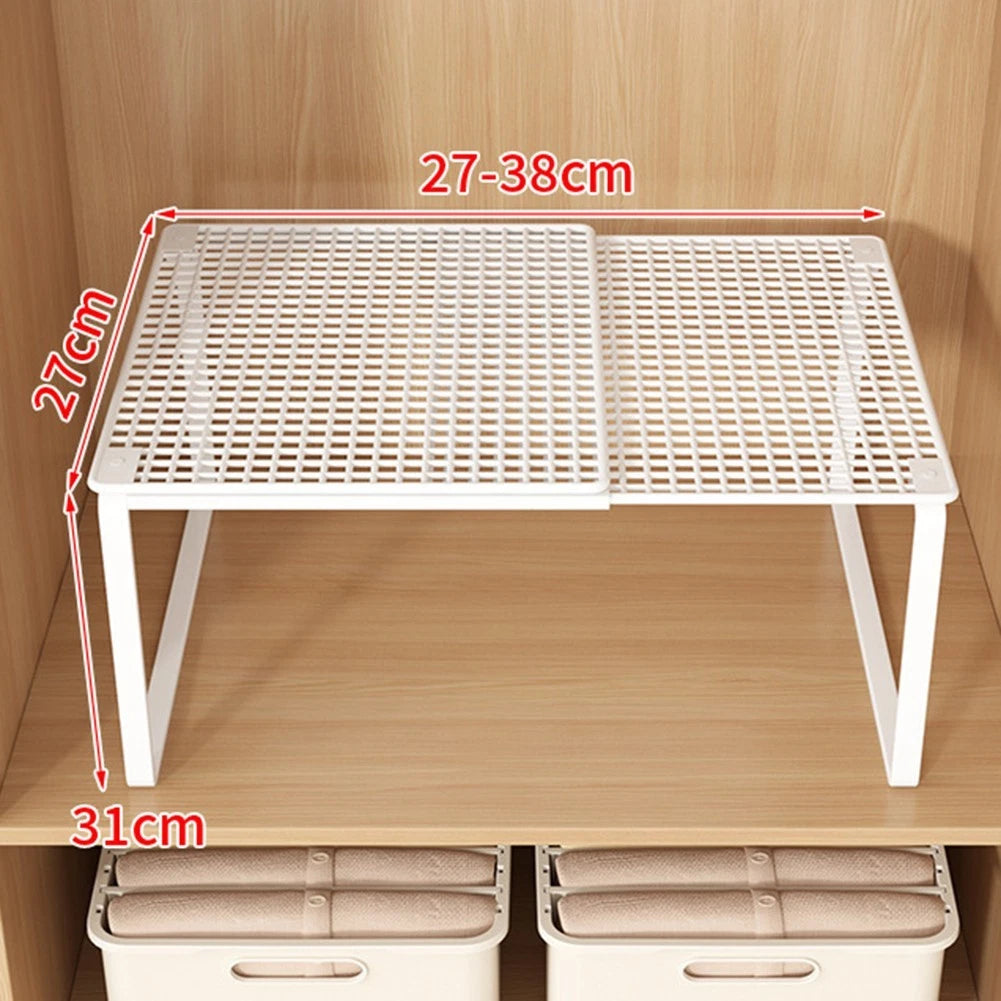 Adjustable Stackable Shelf for Dishes (Space Saving)