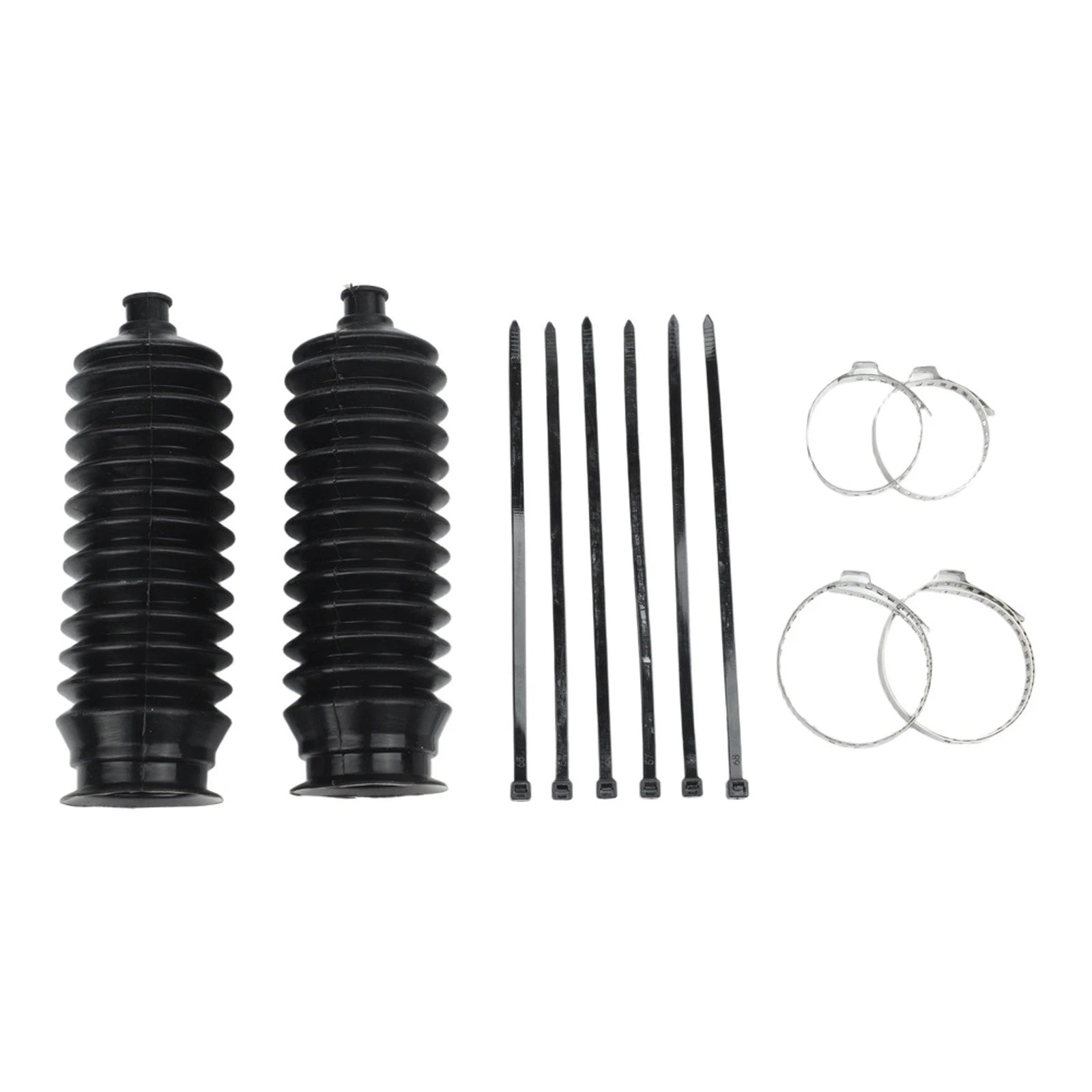2X Silicone Inner Tie Rod Boot Cover for Steering Rack Pinion Replacement