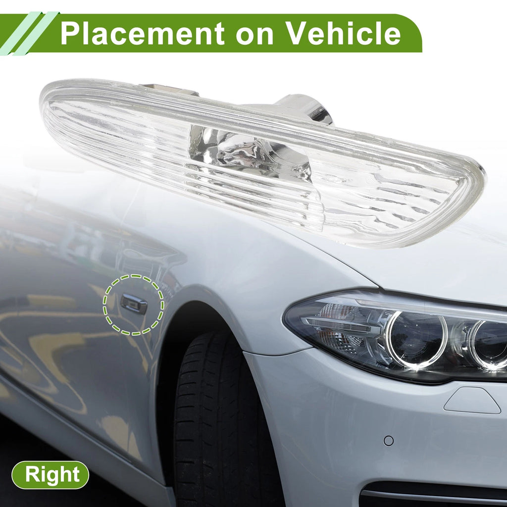 Right Side Marker Light Cover Replacement for BMW 3 Series E90 (2006–2010)