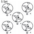 Set of 5 Carburetor Bowl Gaskets for Nikki B&S (698781, 796184, 799727)