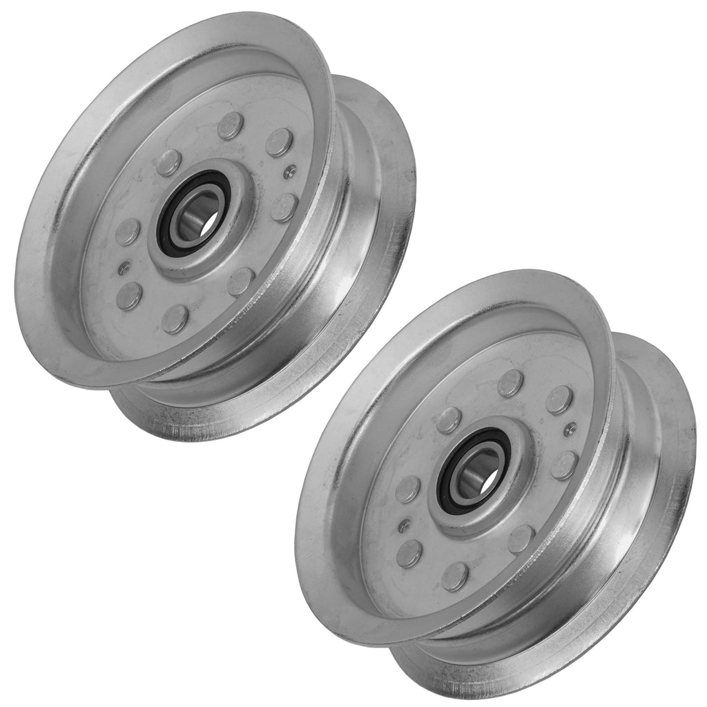 Qty 2 Deck Idler Pulley Sheave Replacement for John Deere GY20629 (2010–2015)