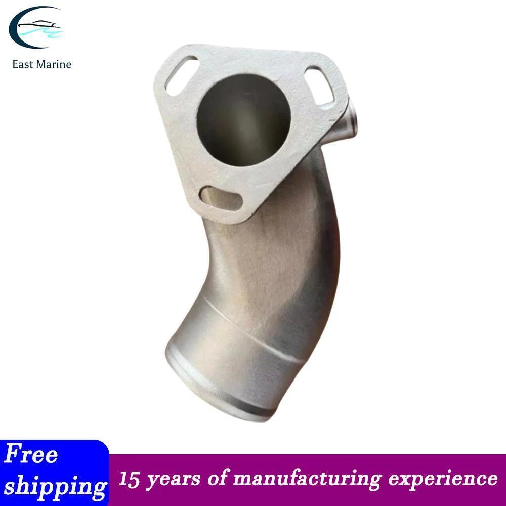 Marine Exhaust Mixing Elbow For Yanmar 4JH Engine 129671-13552 Stainless Steel