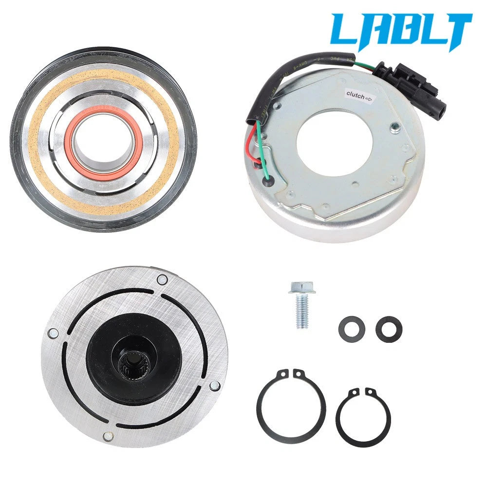 AC Compressor Clutch w/Pulley Coil for Chevrolet Silverado 1500 (2014–2017)