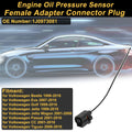 1 Pin Oil Pressure Sensor Connector Plug Replacement for Volkswagen Beetle (1998–2016)
