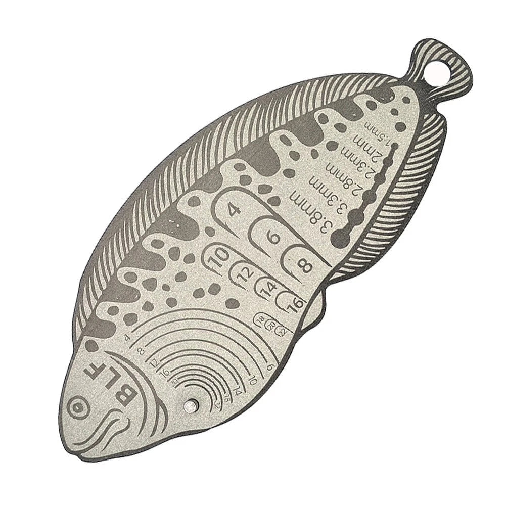 Feather Measurer Gauge for Universal Use (105mm x 42mm x 2.8mm)