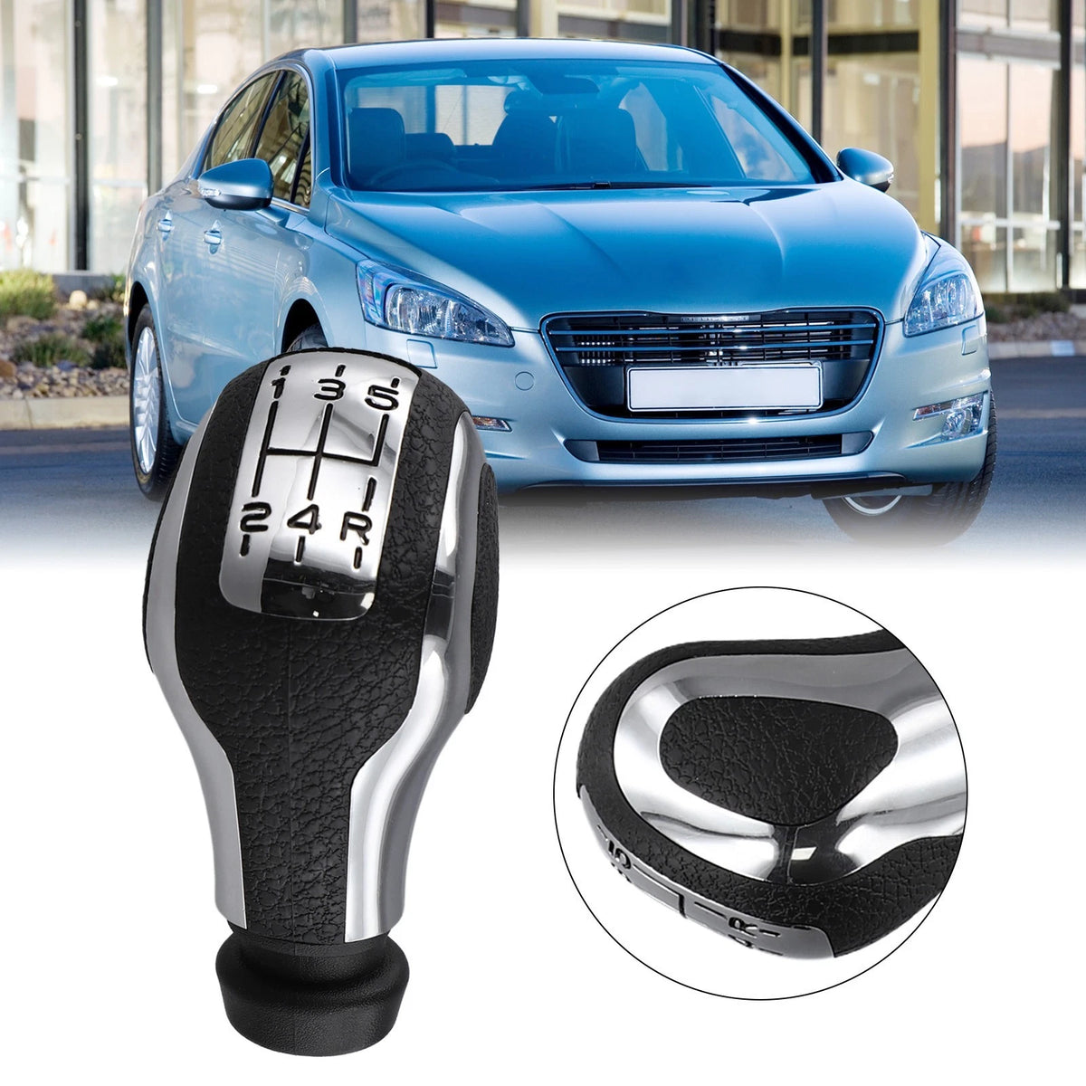 Shift Knob for Peugeot 106 206 207 208 307 308 508 3008 (2000–2023)