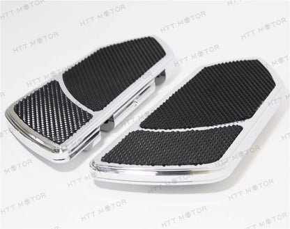 Chrome Billet Rear Passenger Foot Board for Harley Touring Road King (2014–2023)