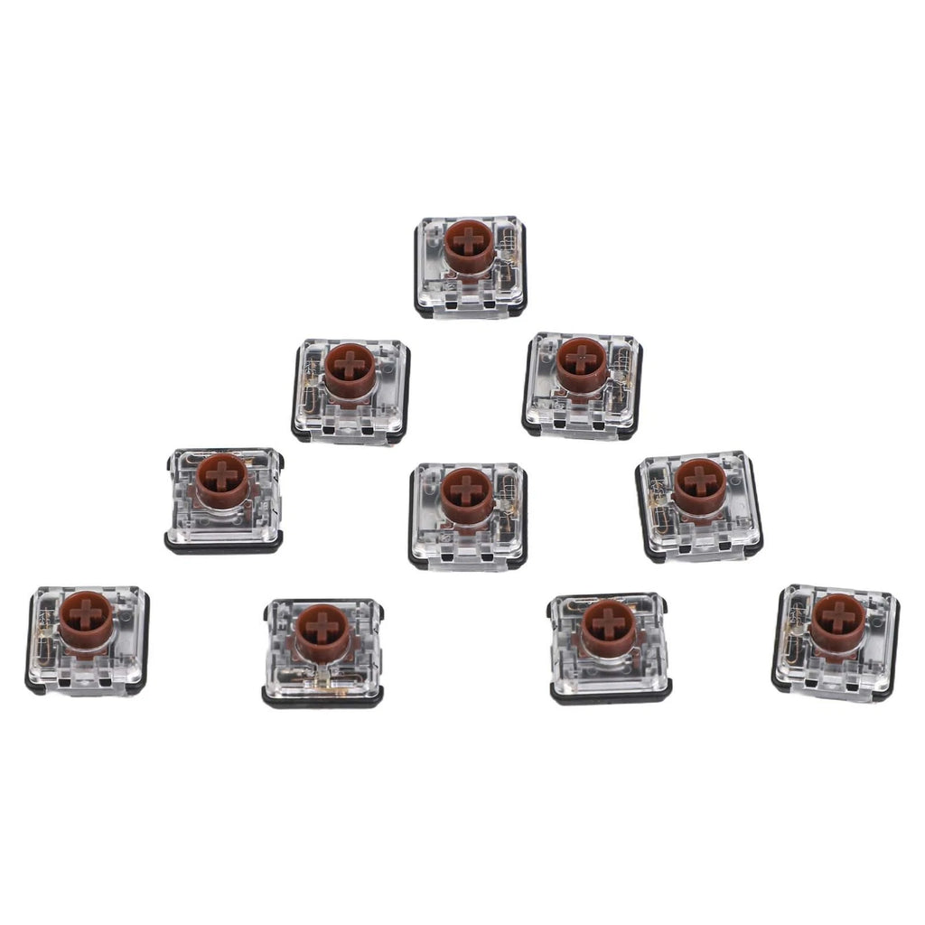 10 Pack Kailh Thin Switches 1353 Linear Tactile Replacement for Keyboards