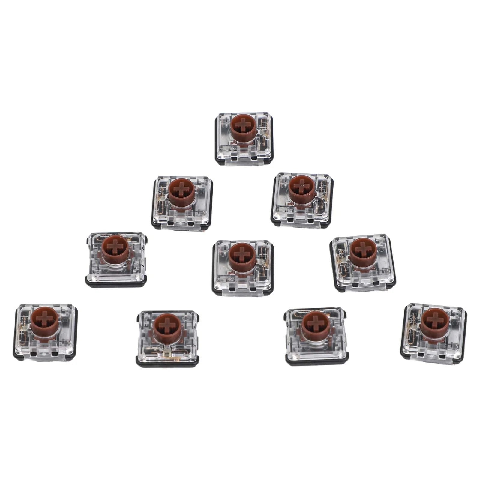 10 Pack Kailh Thin Switches 1353 Linear Tactile Replacement for Keyboards