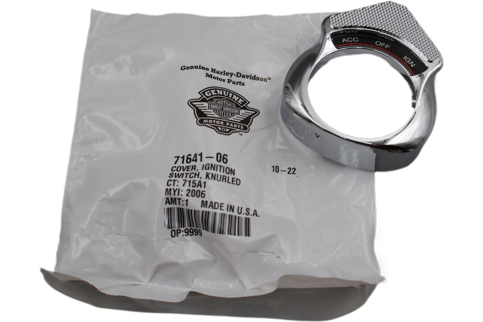 Ignition Switch Cover for Harley-Davidson VRSCSE2 V-Rod (2006) 71641-06
