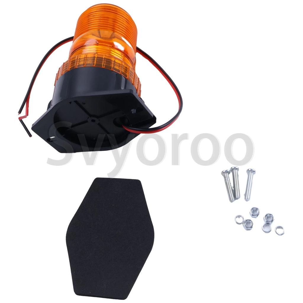 LED Beacon Strobe Light 6262A for Tractors Forklifts (10-80VDC)
