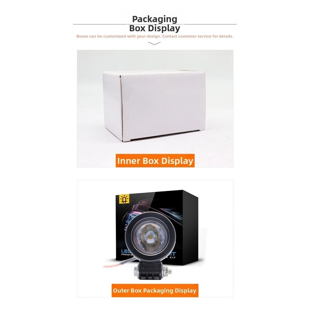 10W 65mm Round LED Spot Light for Off Road Vehicles (Waterproof, Shockproof)