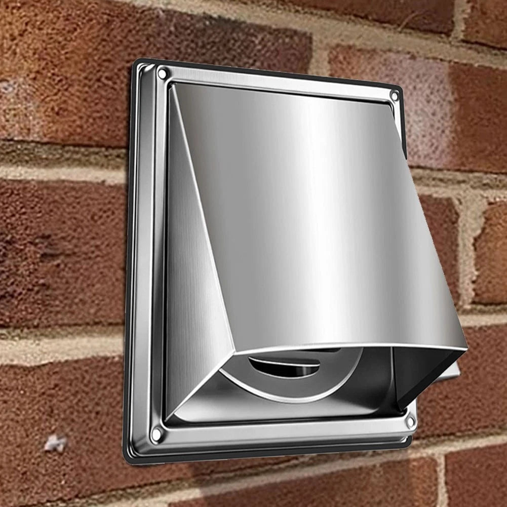 4 Inch Stainless Steel Vent Cover for Wall Mount Dryer Exhaust Systems