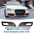 Front Lower Bumper Grille Replacement for Audi A4 B8 2013–2015 Black