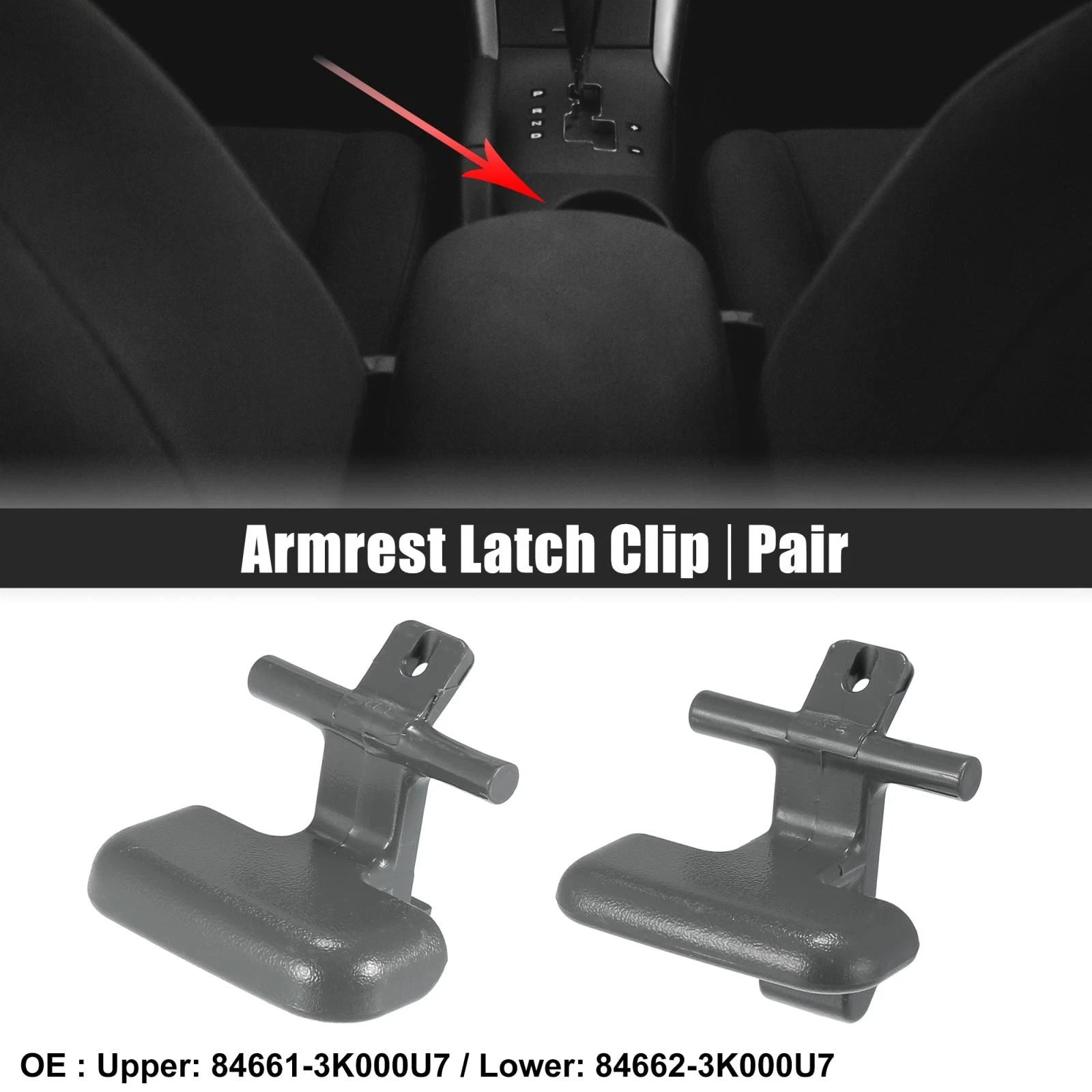 Car Armrest Latch Clip Replacement for Hyundai Sonata (2009–2010)