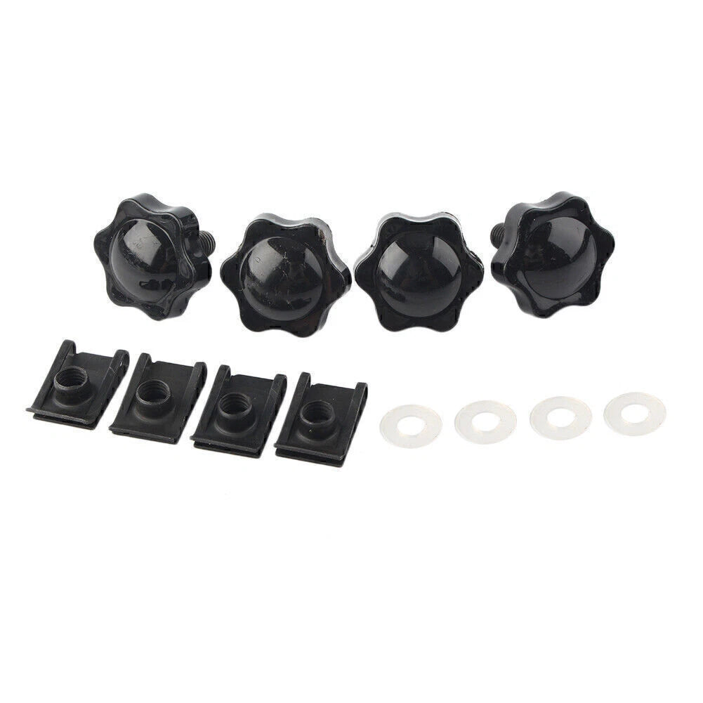 4pcs Saddlebag Lock Mounting Theft Deterrent Bolt Screw Fit Harley FLHT FLHTCU