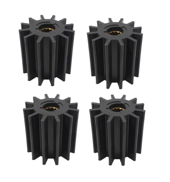 4X Sea Water Pump Impeller Repair Kit Jabsco 17938-0001, Volvo Penta 3830459