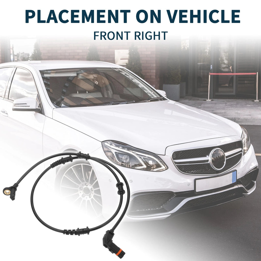 Front Right ABS Wheel Speed Sensor Replacement for Mercedes-Benz GL350 GL450 (2007–2015)