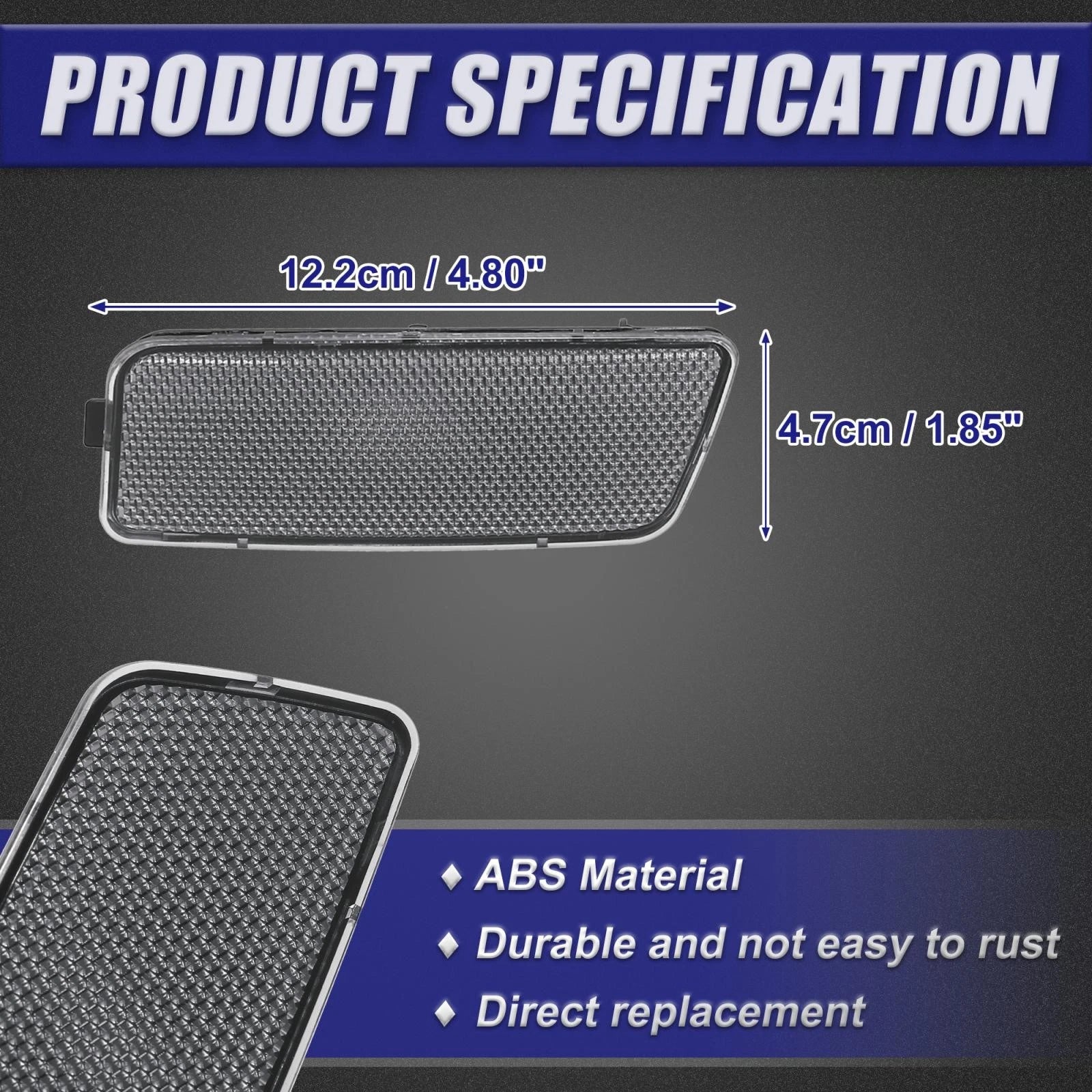Front Bumper Side Marker Light Lamp Housing Replacement for VW Golf GTI (2006–2014)