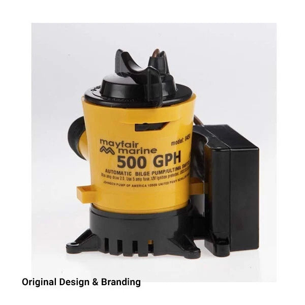 Johnson Pump 12V 1000 GPH Automatic Bilge Pump Replacement 07903-00